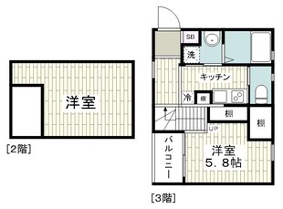 パームルームズ雪の下の物件間取画像